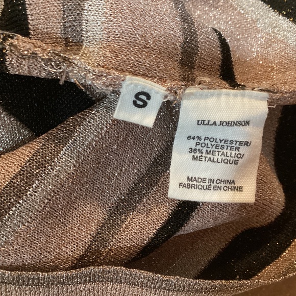 Ulla Johnson knit camisole in metallic stripes size S - Picture 5 of 5